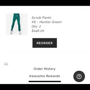 Figs hunger green skinny cargo pant. Size XS